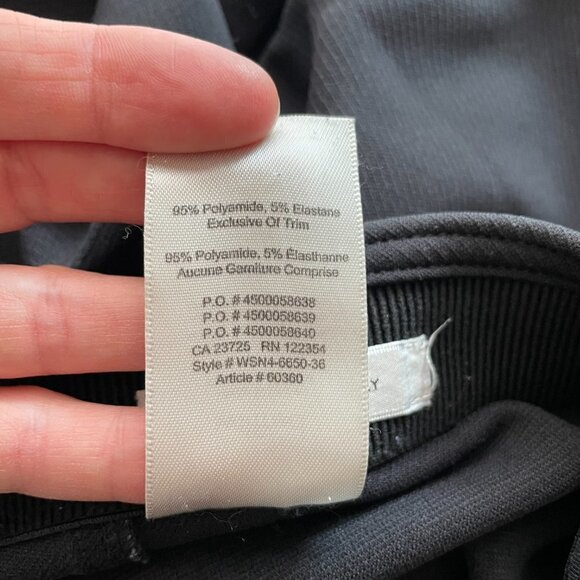 Wilfred Cropped High Rise Waist Casual Pants Black 8 - Picture 4 of 8